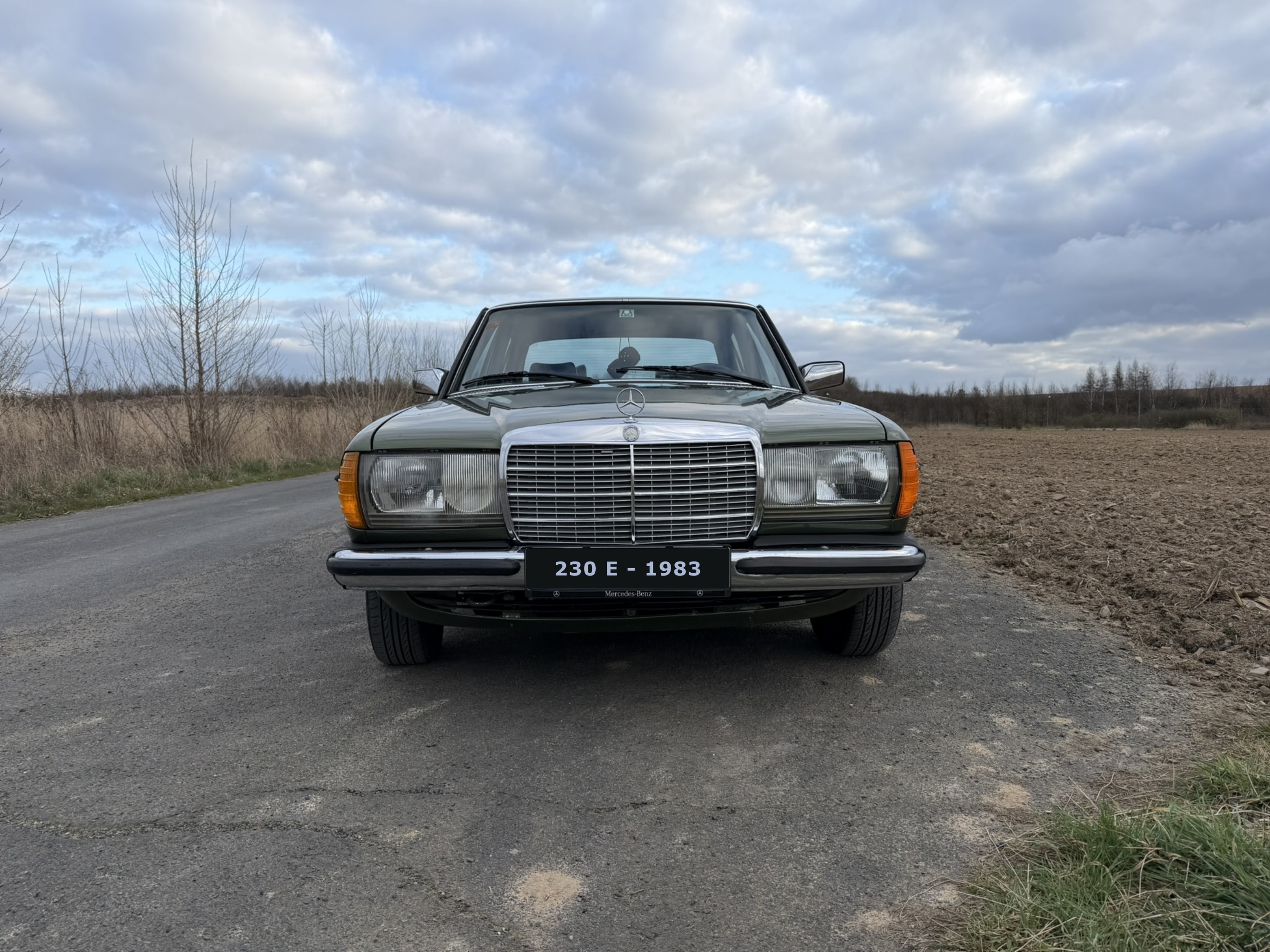 Mercedes 230E - Pohľad spredu